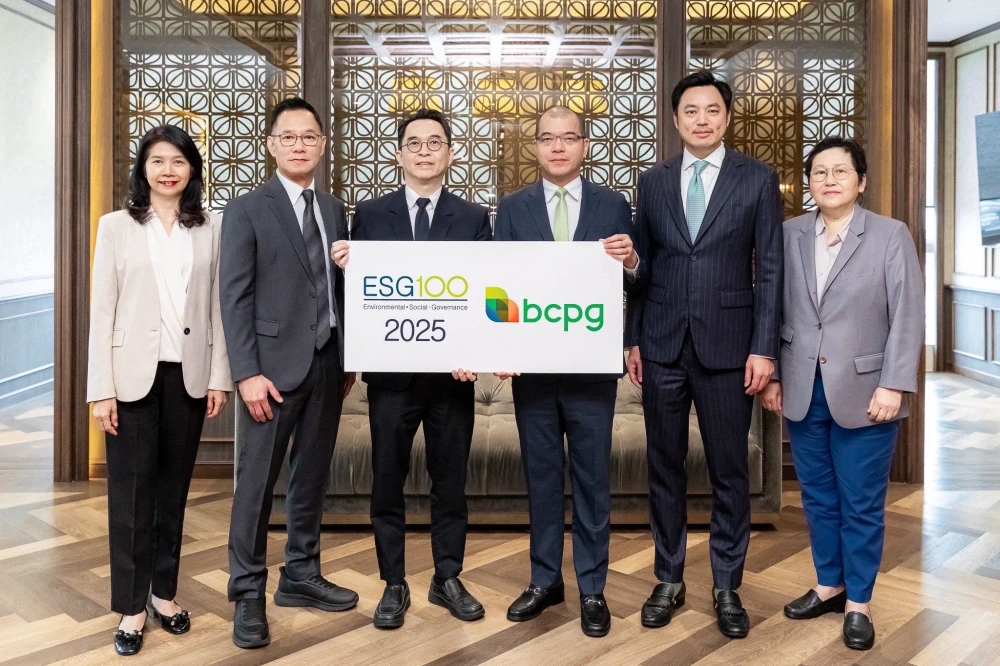 BCPG ติดทำเนียบบริษัทกลุ่ม ESG100 ต่อเนื่องเป็นปีที่ 8