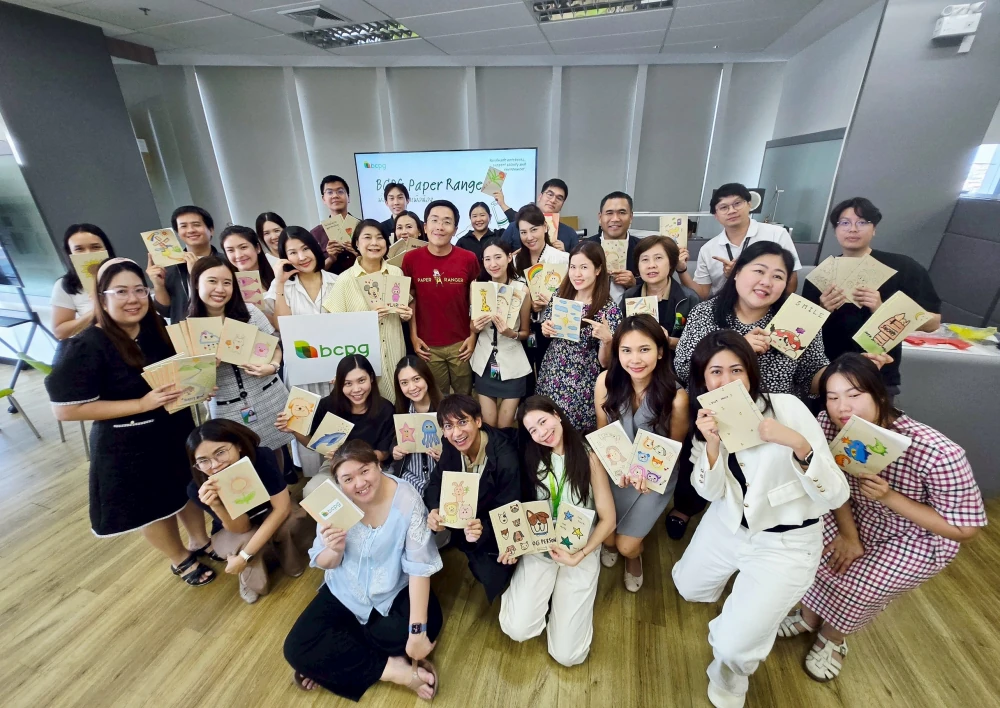 BCPG Launches “BCPG Paper Ranger” Initiative, Turning Used Paper into Handmade Notebooks for Students in Remote Areas